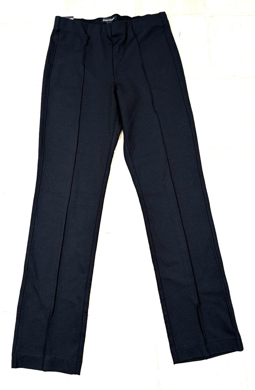 New Banana Republic sz M Ponte Knit Pants black pull on stretchy women 4683